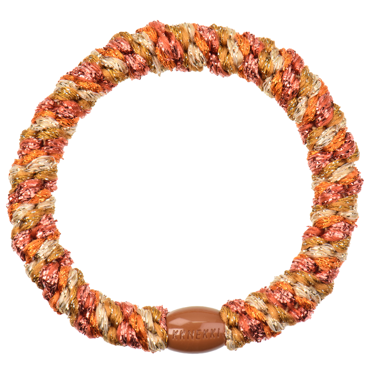 Kknekki Mix Orange Pomerant Glitter Hair Tie