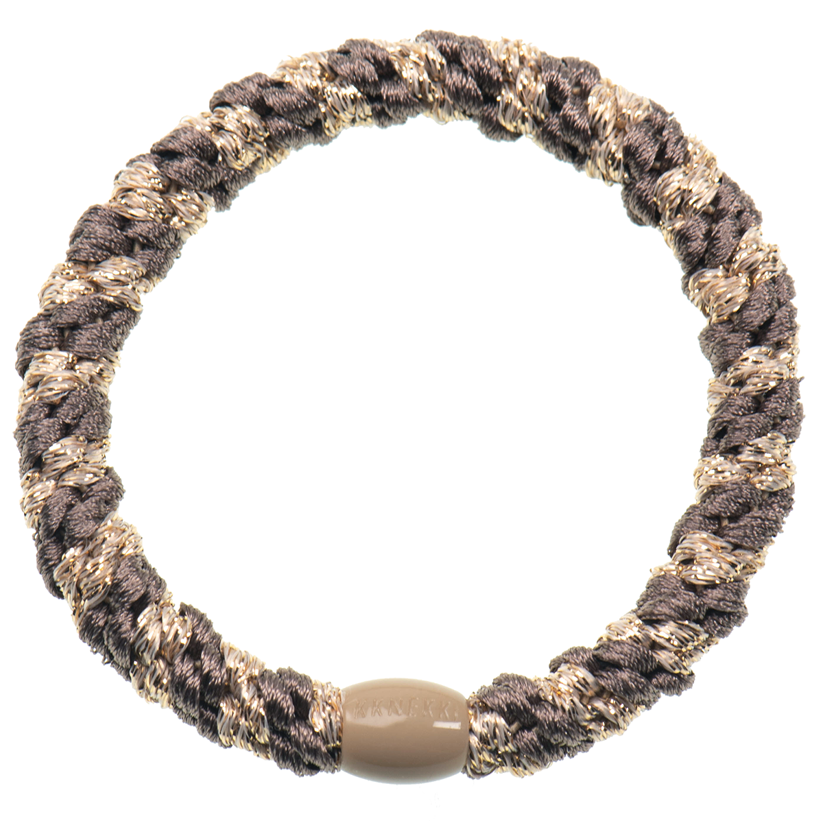 Kknekki Mole-Beige Glitter Hair Tie