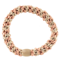 Kknekki Pearl Coral-Beige Glitter Hair Tie