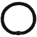 Kknekki Slim Black Glitter Hair Tie
