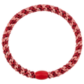 Kknekki Slim Coral Bordeaux Glitter Stripe Hair Tie