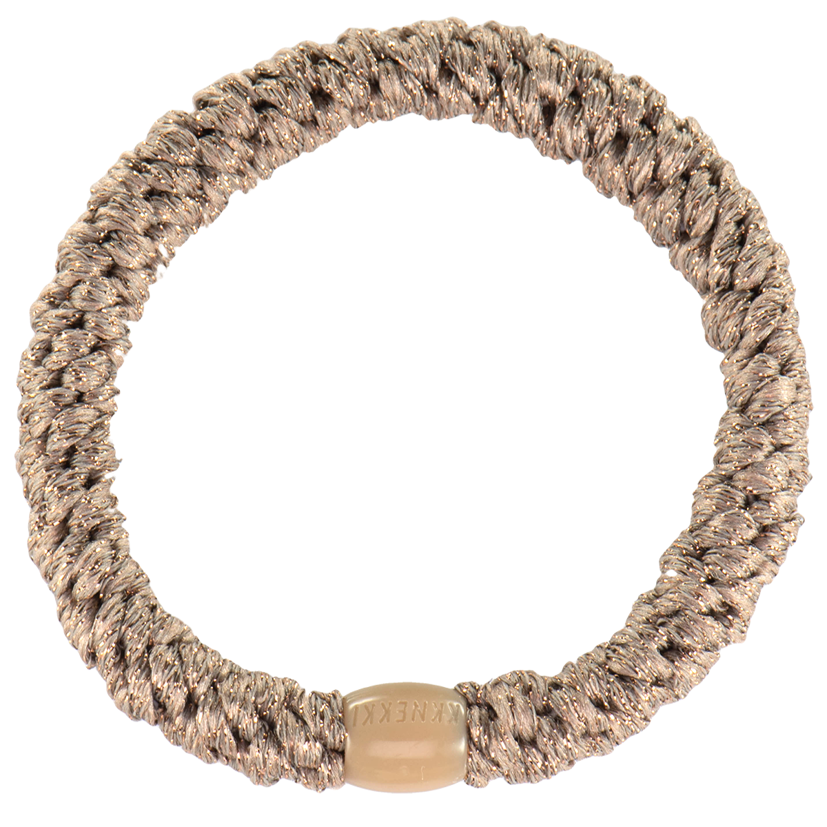 Kknekki Taupe Glitter Hair Ties