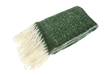 Lambs Tail Throw Olive
