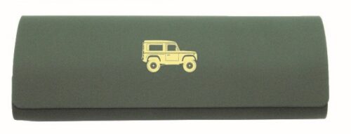 Land Vehicle Embossed Glasses Case & Cloth
