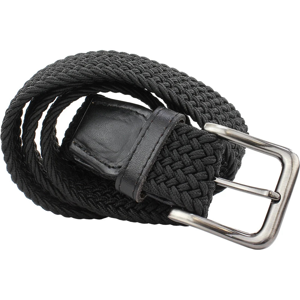 Luffenham Elasticated Mens Belt Black Medium