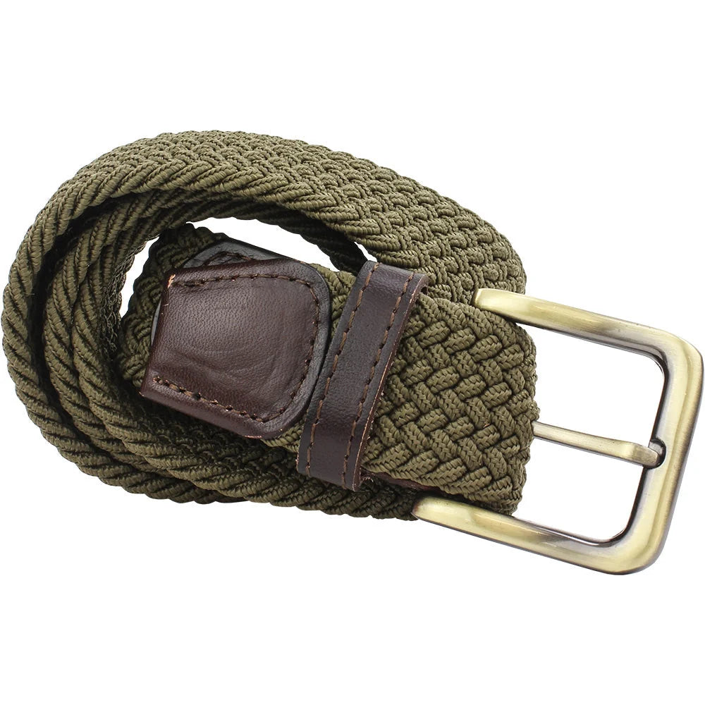 Sophos Luffenham Elasticated Mens Belt Khaki Small