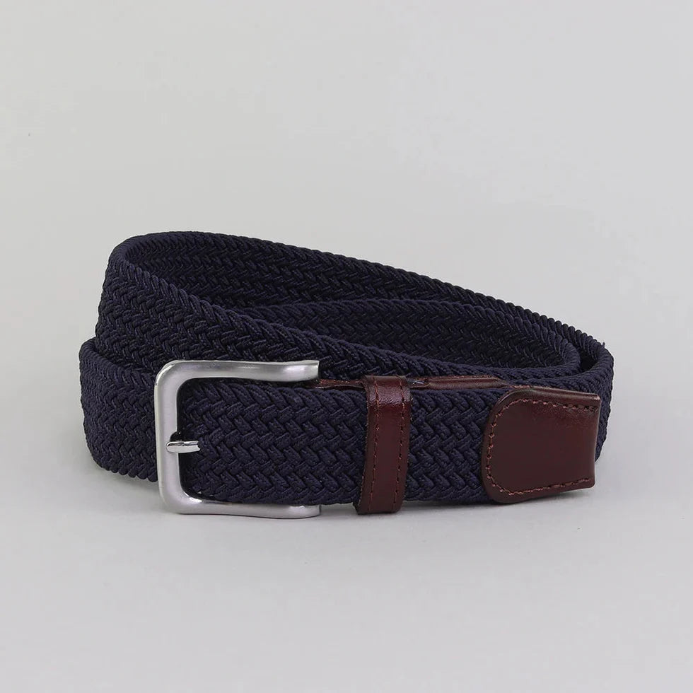 Sophos Luffenham Elasticated Belt Mens Belt Navy Large