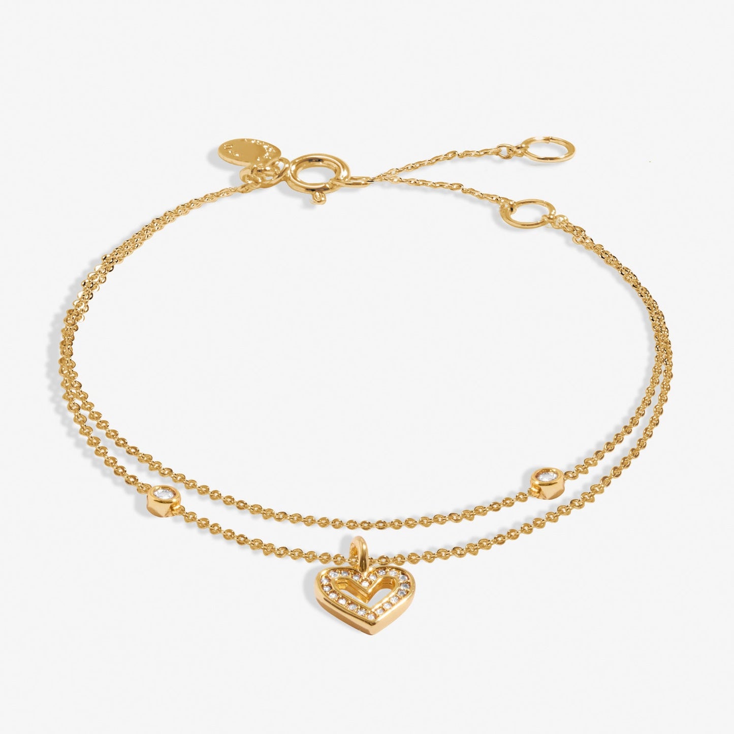 Lumia Heart Gold Plated Bracelet