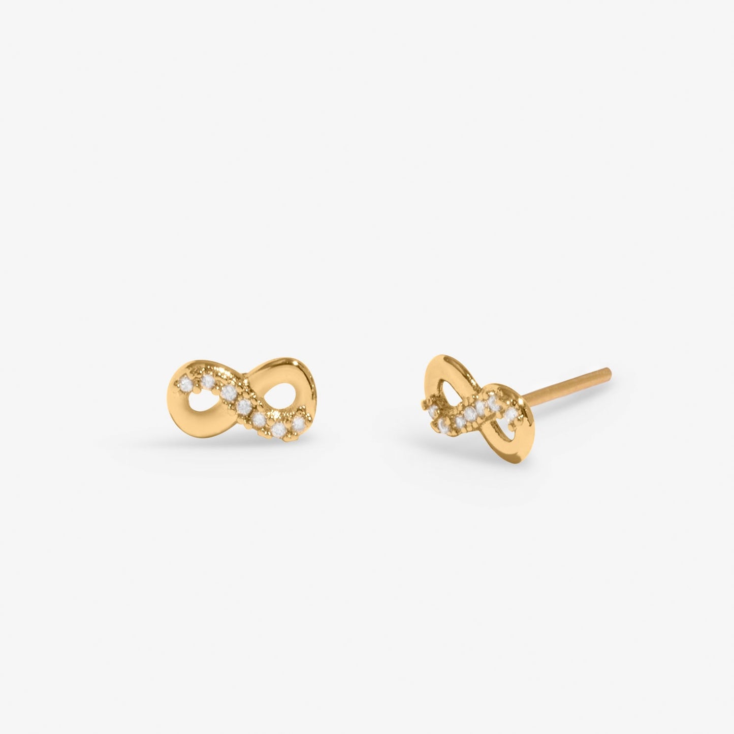 Lumia Infinity Gold Plated Earrings
