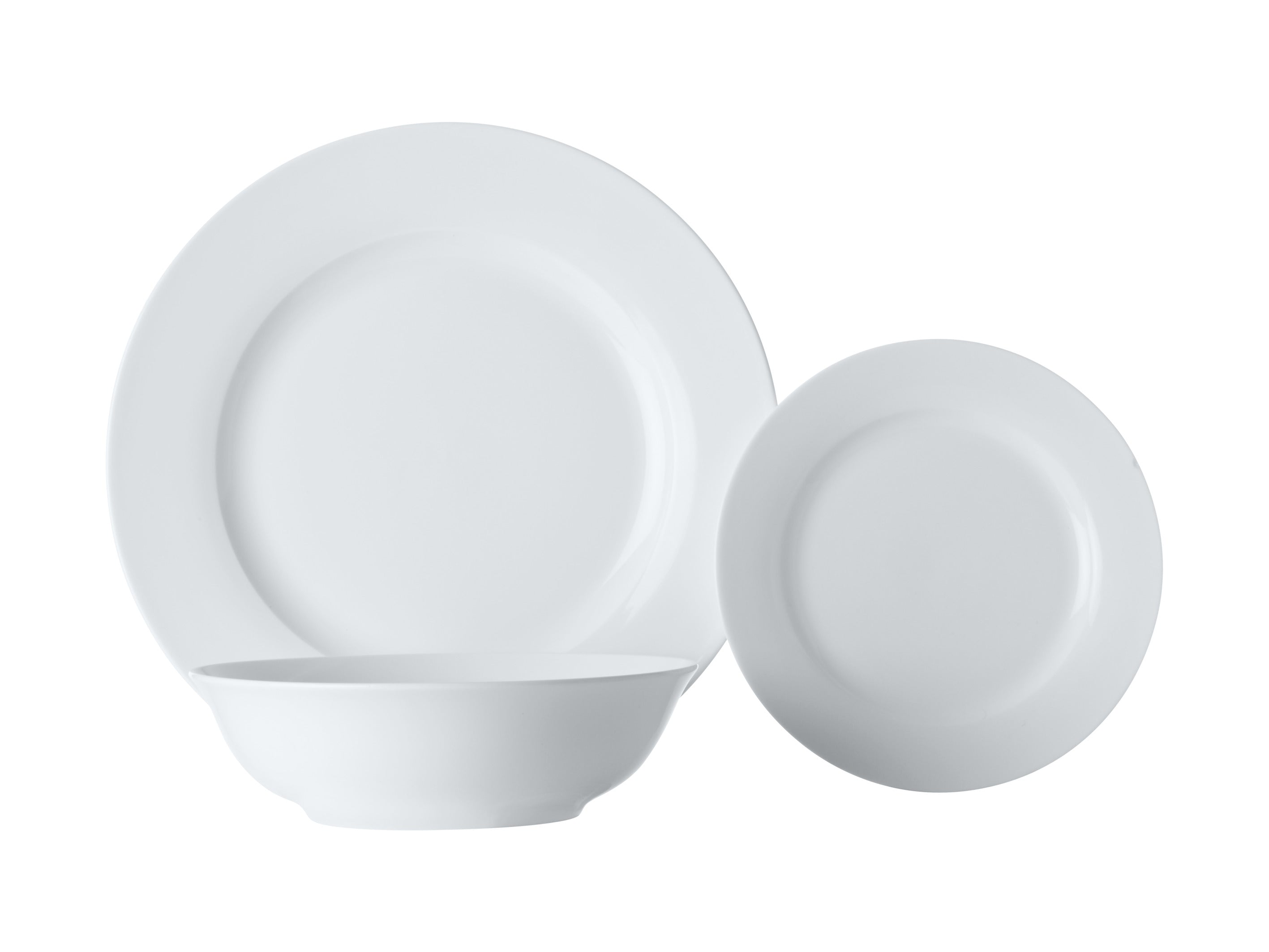 Maxwell Williams Basics Euro Rim Dinner Set 12pc