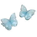 Mini Butterflies Hair Claw Clips Twin Pack Blue