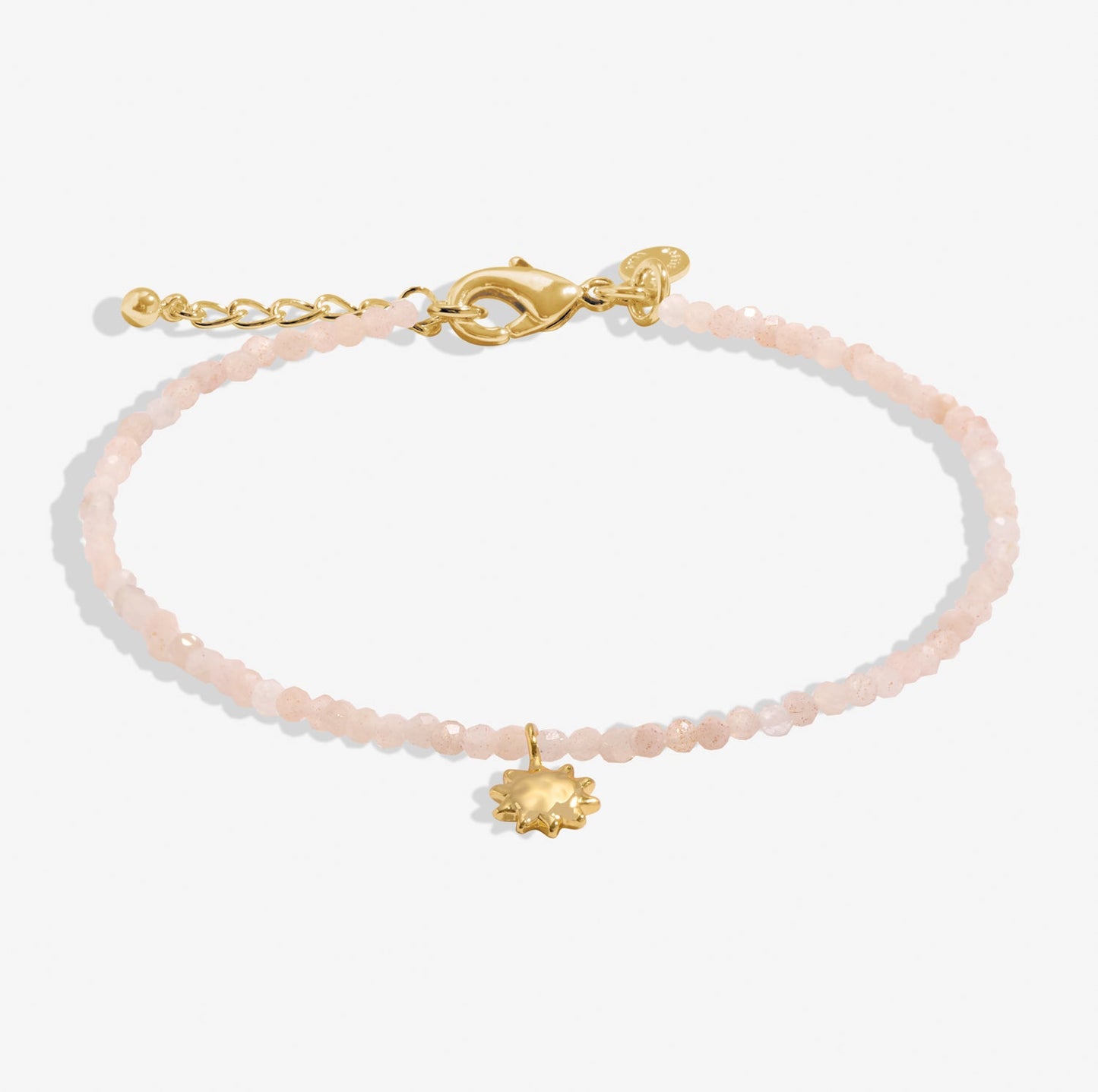 Mini Charms Sunstone Sun Gold Plated Bracelet