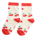 Miss Sparrow Baby Socks Cherries Cream 4-6 Years