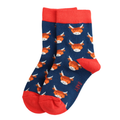 Miss Sparrow Baby Socks Highland Cows Navy 2-3 Years