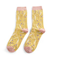 Miss Sparrow Catkins Socks Yellow
