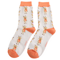 Miss Sparrow Cozy Reindeer Socks Silver