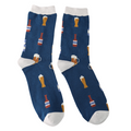 Mr Sparrow Socks Here's to Beer Navy