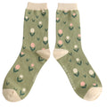 Miss Sparrow Little Buds Socks Olive