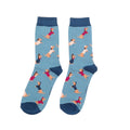 Miss Sparrow Sausage Dog Pals Socks Denim