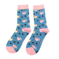 Miss Sparrow Socks Coffee Shop Denim