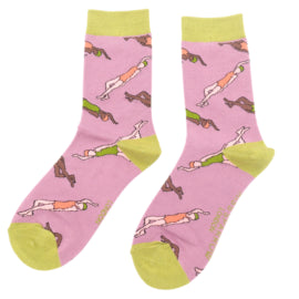 Miss Sparrow Socks Swimmers Mauve