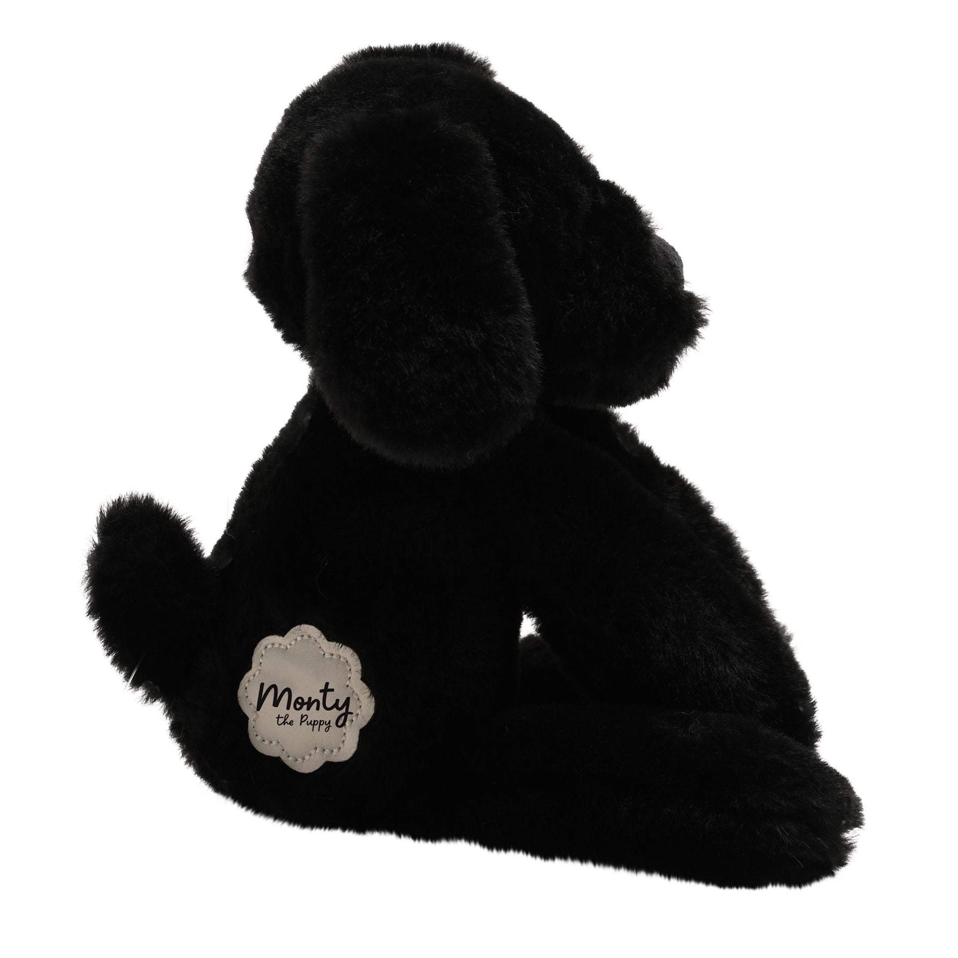 Monty The Plush Long Leg Black Puppy
