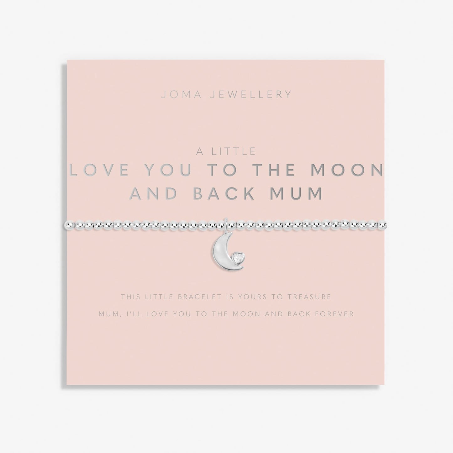 Mother's Day A Little Love You To The Moon And Back Mum Silver Plated Bracelet