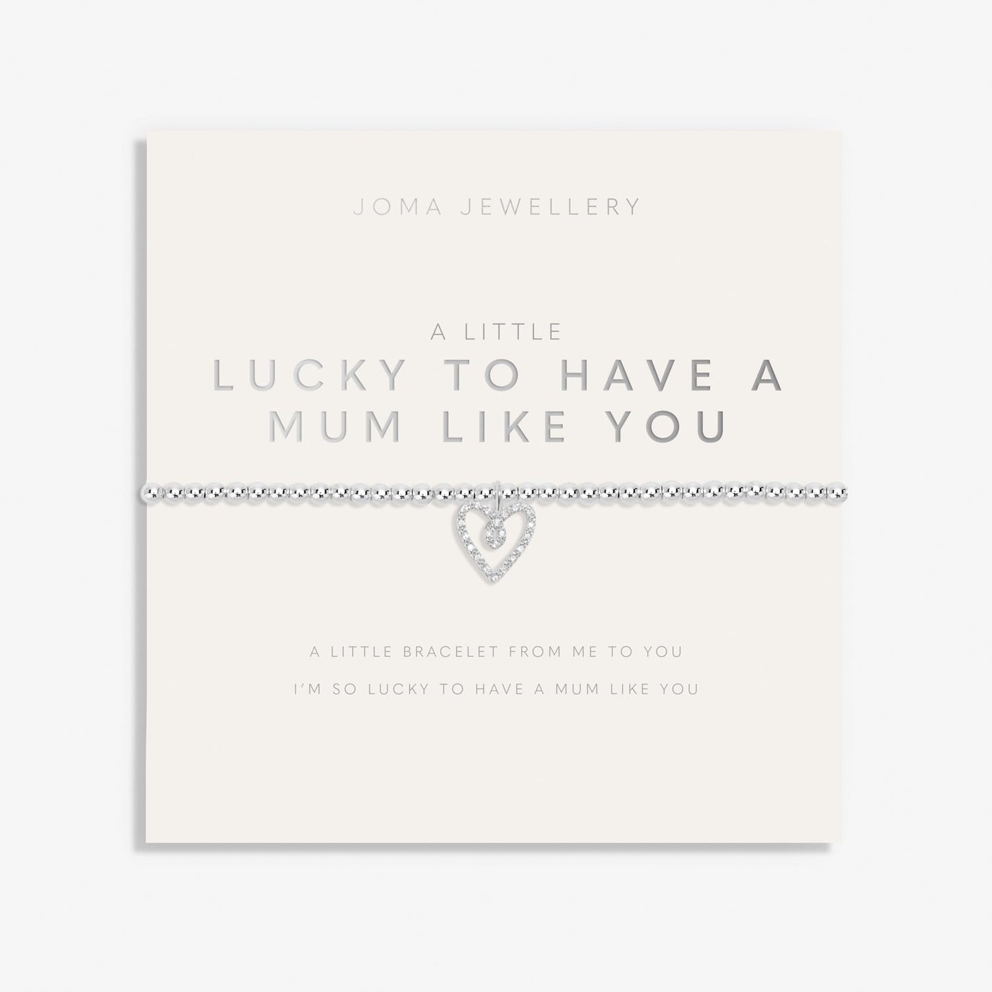 Joma Jewellery Mother's Day A Little Lucky To Have A Mum Like You