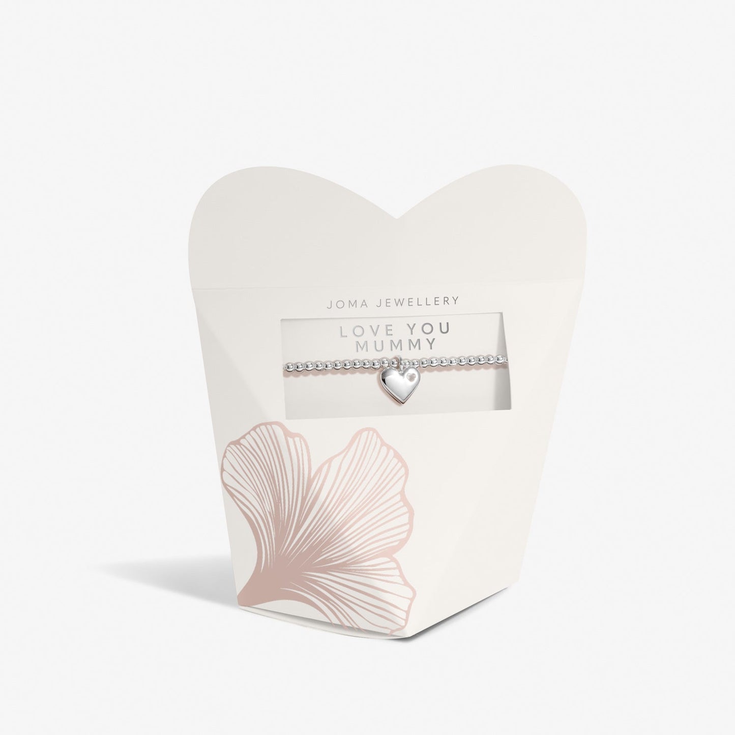 Mother's Day From The Heart Love You Mummy Silver Plated Bracelet