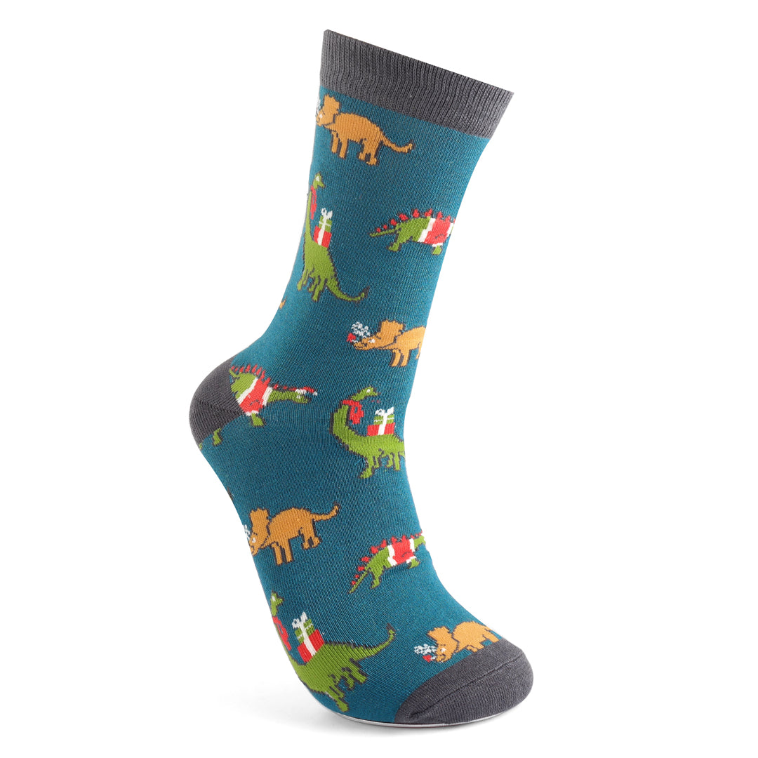 Mr Sparrow Socks Jolly Jurassic Teal