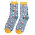 Mr Sparrow Socks Jolly Santa Denim