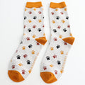 Mr Sparrow Paws & Stripes Socks Silver