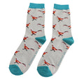 Mr Sparrow Pheasants Socks Silver