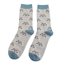 Mr Sparrow Socks Cycling Silver