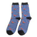Mr Sparrow Socks Pheasants Denim