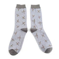 Mr Sparrow Socks Planes Dusky Blue