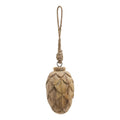 Natural Large Wooden Pine Cone Bauble