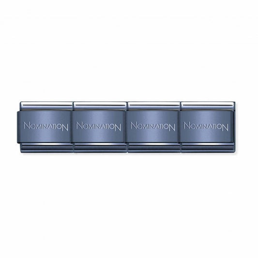 Nomination Base Link Classic Blue Shiny