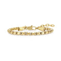 Nomination Bold Steel Bracelet Satin Steel Venetian Yellow Gold