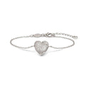Nomination Leaf of Light Sterling Silver Bracelet Small Heart