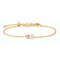 Nomination Pearls Loop Bracelet Heart Gold