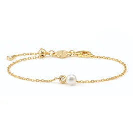 Nomination Pearls Loop Sterling Silver Bracelet Round Gold