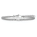 Nomination Virtus Code Bracelet Steel and Diamond White