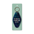 Ohh Deer At Home With My Cat Keyring