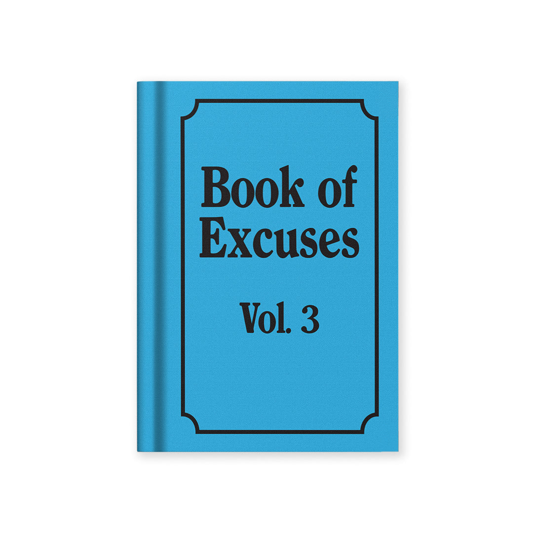 Ohh Deer Book Of Excuses A7 Fabric Hardback Notebook
