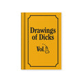 Ohh Deer Drawings of Dicks A7 Fabric Hardback Notebook