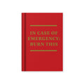 Ohh Deer In Case of Emergency A7 Fabric Hardback Notebook