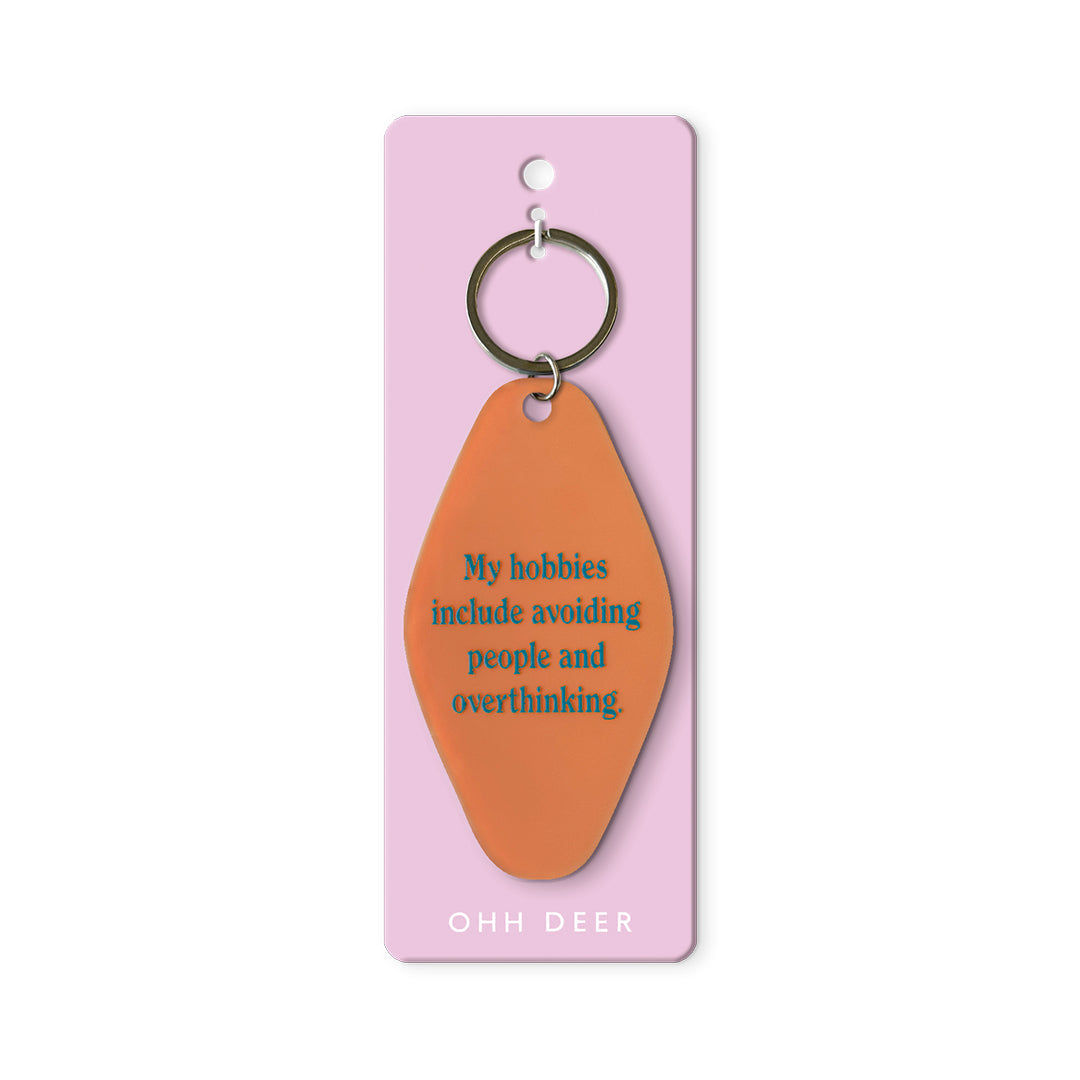 Ohh Deer My Hobbies Keyring