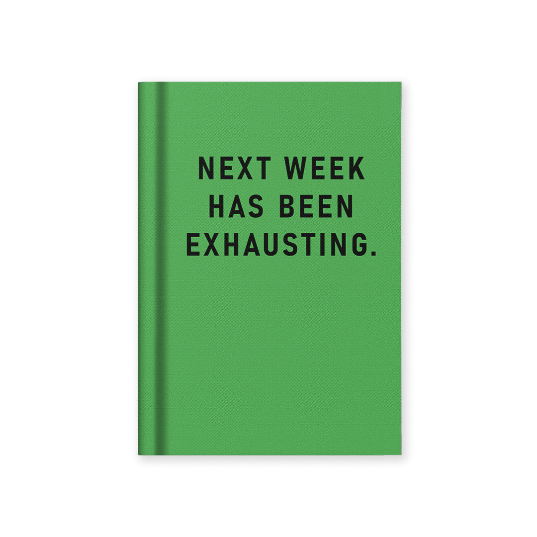 Ohh Deer Next Week Has Been Exhausting A7 Fabric Hardback Notebook