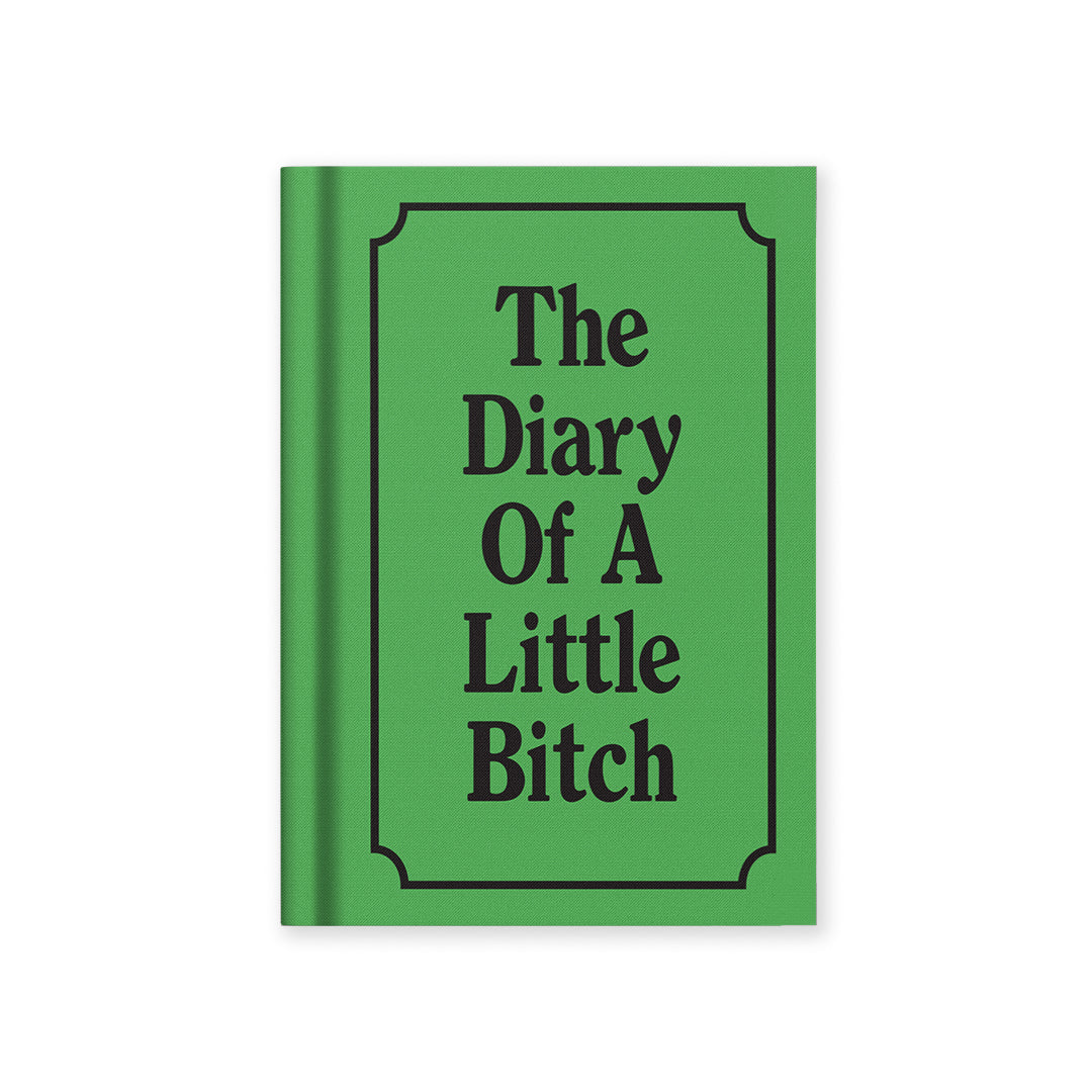 Ohh Deer The Diary of a Little Bitch A7 Fabric Hardback Notebook